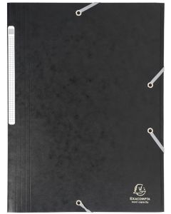 EXACOMPTA : Chemises à élastiques - Noir 17116H