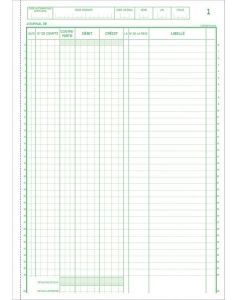 Bordereau de saisie informatique - Carnet autocopiant A4 Exacompta 3530E