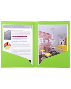 Lot de 25 Chemises double à poche - Vert EXACOMPTA Rock's Image