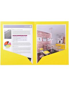 Lot de 25 Chemises double à poche - Jaune citron EXACOMPTA Rock's Visuel