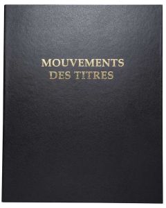 EXACOMPTA 4603E Registre des mouvements de Titres