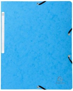 Chemise à élastiques sans rabat - Turquoise EXACOMPTA Photo