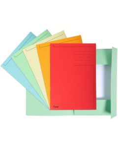 EXACOMPTA : Chemises imprimées à 3 rabats - 245 x 350 mm - Assortiment 449000E