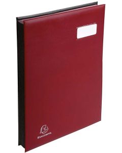 EXACOMPTA : Parapheur Expansé - 24 compartiments - Bordeaux photo