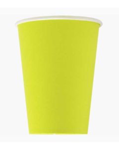 Gobelet en carton Vert kiwi - 0,2 L PRONAPPE Lot de 15