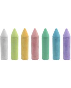 Photo Boite de 7 grosses craies de trottoir - Assortiment WONDAY