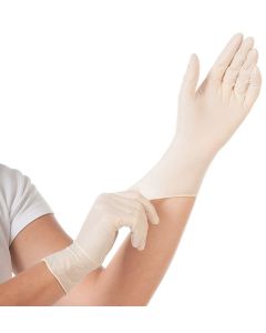 Boite de 100 Gants jetables en Latex - Taille XL : HYGOSTAR Grip Visuel