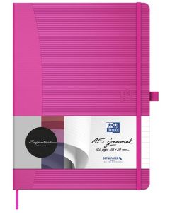 Photo Carnet de notes - Pages lignées - A5 - Fuchsia OXFORD Signature