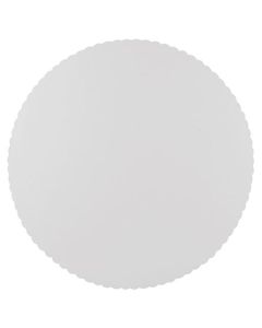 Photo Fond de tarte rond en carton - 280 mm - Blanc PAP STAR Pure