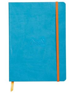 Photo RHODIA : Carnet ligné RHODIARAMA A5 Turquoise 117407C