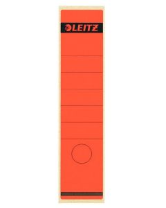 Photo Etiquettes Dos de classeur - 61 x 285 mm - Rouge : LEITZ Lot de 100 - 1640-10-25
