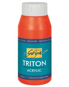 Photo Peinture acrylique Triton Acryl Basic - 750 ml - Rouge C. KREUL flacon