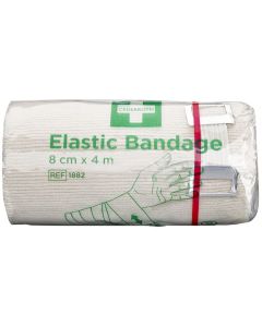 Photo Bande élastique - 80 mm x 4 m - Blanc CEDERROTH