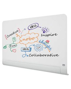 Photo Tableau design en verre - Blanc - 993 x 559 mm : NOBO Diamond 1905191