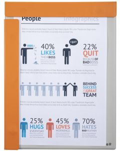 Photo Porte-bloc aimanté - Format A4 - Orange EXACOMPTA Image