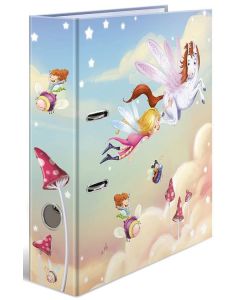 Photo Classeur à levier à motifs - Dos de 70 mm - Danse des fées HERMA Maternelle