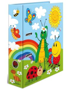 Photo Classeur à levier à motifs - Dos de 70 mm - Frieda et ses amis HERMA Maternelle