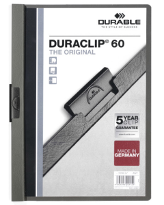 Photo Chemise de présentation A4 à clip - Anthracite (DURABLE 2209-57)