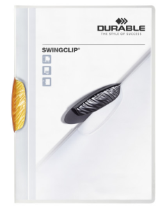 Photo Chemise de présentation A4 à clip - Orange (DURABLE 2260-09)