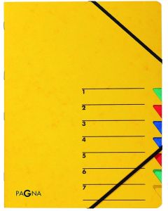 Photo 24061-05  Pagna : Trieur à élastiques 7 compartiments - Jaune