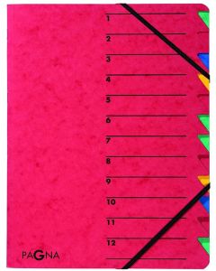 Photo 24131-01  Pagna : Trieur à élastiques 12 compartiments -  Rouge