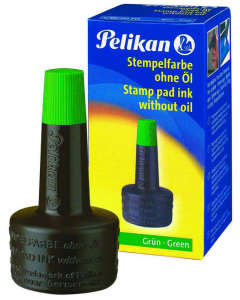 Photo Flacon Encre vert pour tampon : PELIKAN 351239