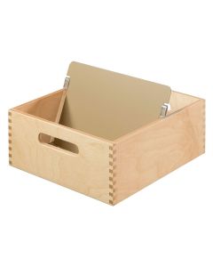 Photo Bac en bois pour fiches - Format A5 - Paysage - 900 fiches : HAN 505-0