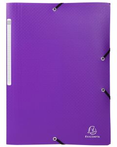 Photo Chemise à élastiques en PP - Violet EXACOMPTA Image