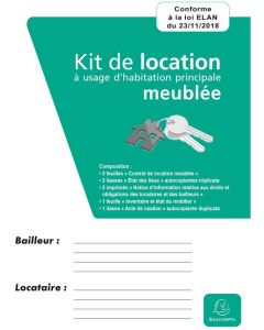 Photo Dossier Kit de location meublée EXACOMPTA