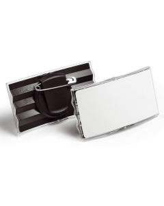 Photo DURABLE : Lot de 25 badges avec une pince combi - 75 x 40 mm 8128-58