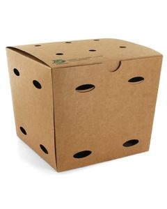 Photo Boite à frites - 140 x 145 x 145 mm PAP STAR Pure