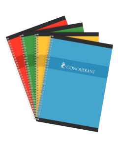 CONQUERANT : Cahier 180 pages à grands carreaux - A4 100104456