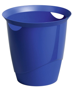 Photo DURABLE : Corbeille à papier Trend 16 litres - Bleu - 1701710040