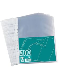 Photo Lot de 100 pochettes perforées - 210 x 297 mm ELBA 100206882