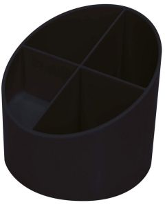 Photo Pot à crayons - Plastique recyclé - Noir HELIT The Green Cross