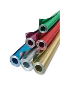 Feuille d'Aluminium - Petites étoiles - Bleu 500 mm x 10 m : FOLIA Image