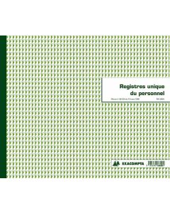 EXACOMPTA : Registre unique du personnel 6620E