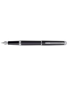 Stylo à plume - Largeur M - Noir Mat/Argent WATERMAN Hémisphère Image