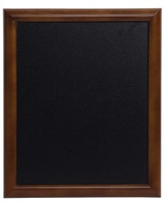 Ardoise murale - Cadre en bois couleur Marron Foncé - 600 x 800 mm SECURIT Universal Image