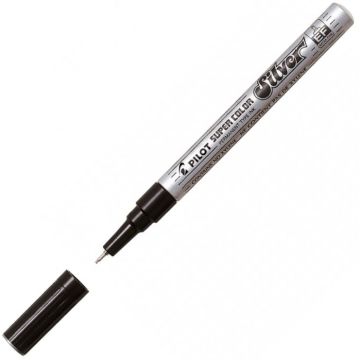 Marqueur permanent SUPER COLOR Extrafin - Argent : PILOT image