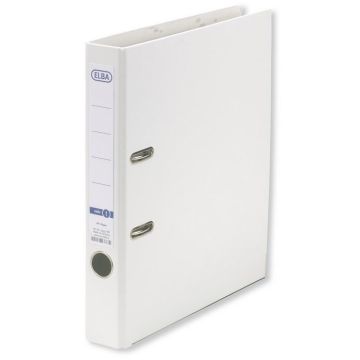 Classeur à levier - Dos 80 mm - Blanc ELBA Smart Pro