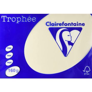 Ramette de papier Trophée de 250 feuilles A4 - Gris Acier : CLAIREFONTAINE Photo
