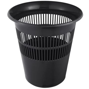 Poubelle Plastique de 11,5 litres - Graphite KEEEPER Jasper