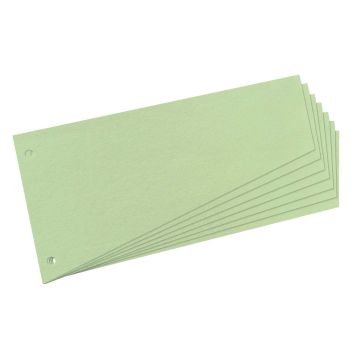 Intercalaires en carton trapèze - 230 x 120 mm - Vert HERLITZ Lot de 100