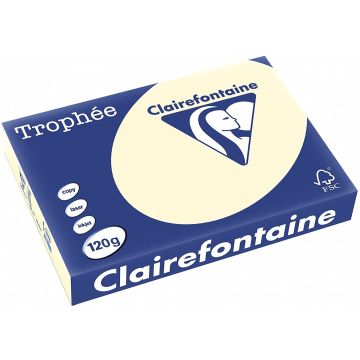 Ramette de papier Trophée de 250 feuilles A4 120g - Ivoire : CLAIREFONTAINE Photo