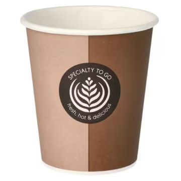 Photo Gobelets à café en carton - 0,20 L : PAP STAR Coffee To Go Lot de 50