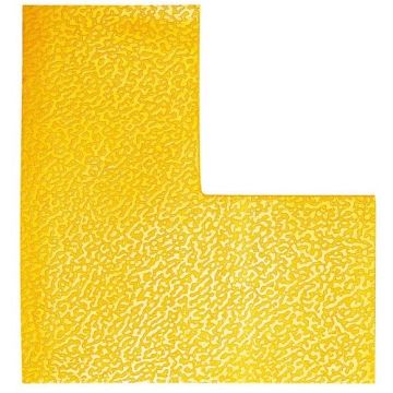 Marquage adhésif de zone de danger - Forme L - Jaune : DURABLE Lot de 10 Visuel