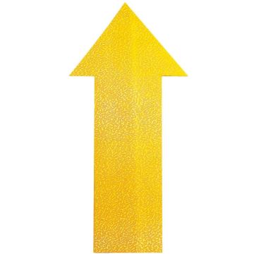 FLECHE Jaune : Marquage adhésif de zone de danger DURABLE Lot de 10 Image