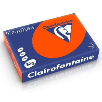 Ramette de papier Trophée de 500 feuilles A4 - Rouge Cardinal : CLAIREFONTAINE Photo