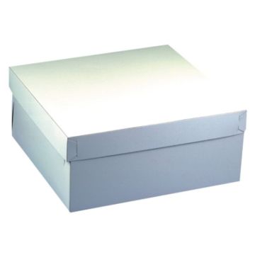 Photo Boîte en carton pour pâtisseries - 300 x 300 x 100 mm PAP STAR